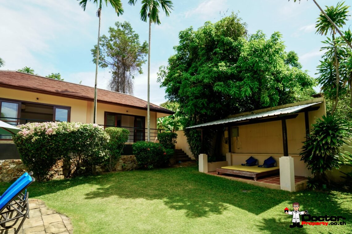 3 Bedroom Garden Villa with Pool in Choeng Mon, Koh Samui – For Sale